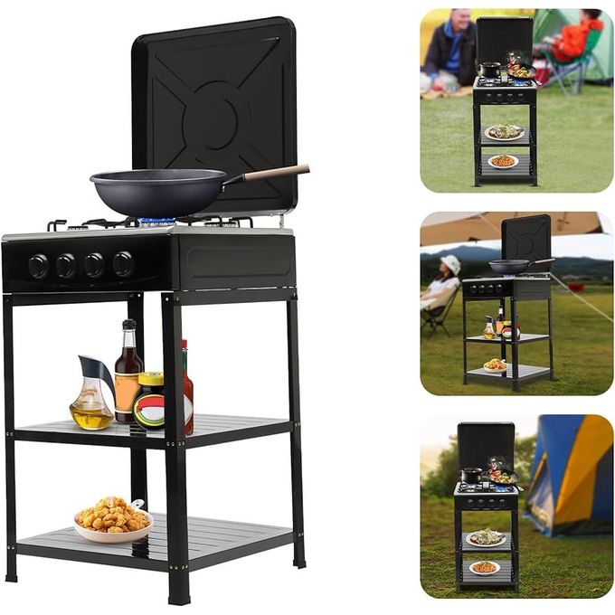 38.000f Cuisiniére à gaz 4 Feux avec deux etagéres781963244