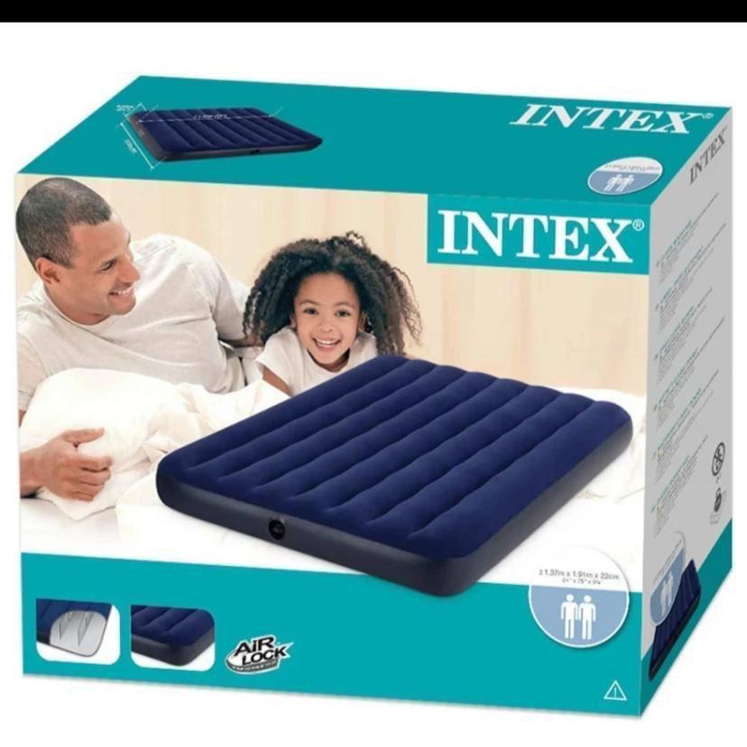25.000f Matelas Gonflable 2 Place + Pompe + 2 Oreillettes - Souple  781963244