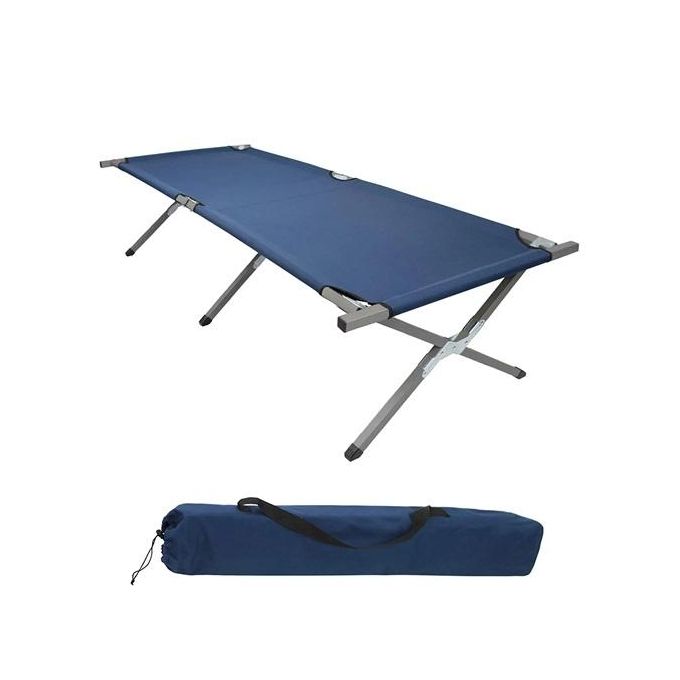 24.000F Lit de camp pliable en aluminium - 190x65x42cm 781963244