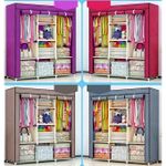 18.000F Armoire en Tissu 3 Battants 781963244