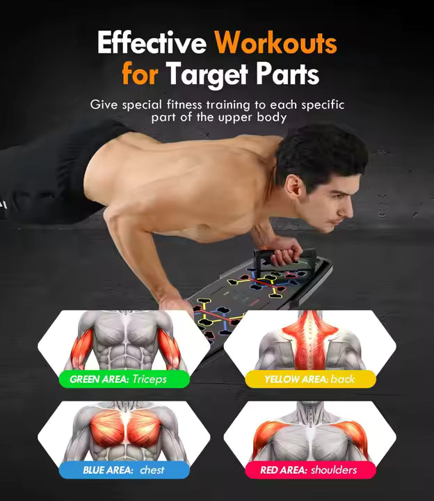 15.000f Fitness multifonctionnel Push Up Board 20 en 1 équipement d'exercice portable de gymnastique à domicile  781963244