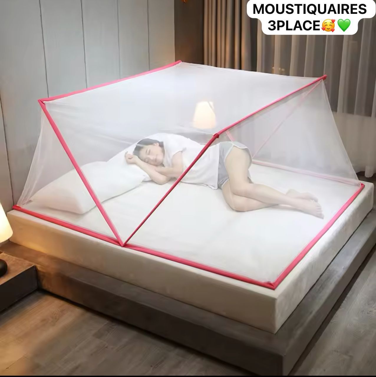 11.500fMoustiquaire  Pliable 3 places-190cm 160cm  2place 781963244