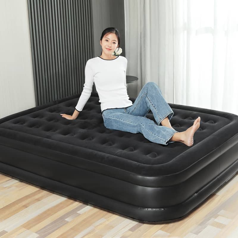 35.000F Matelas gonflable 2place NOIR 781963244