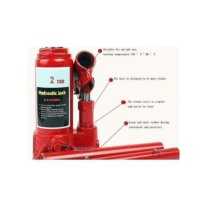 15.000F Cric De Voiture – Petit Cric – Réparation De Pneus De Voiture – Cric Bouteille Hydraulique Pour Caravane 2T  781963244