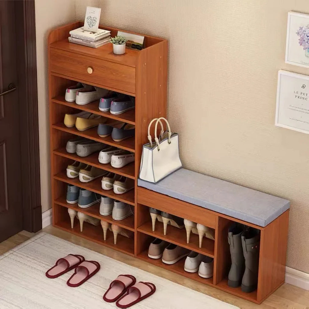 29000fcfa Meuble rangement chaussures avec pouffe