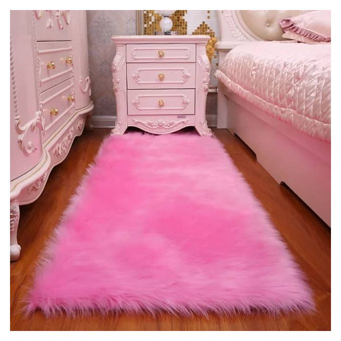 15.000F Tapis fausse Fourrure - descente de lit -1m38 cm - 59 cm 781963244