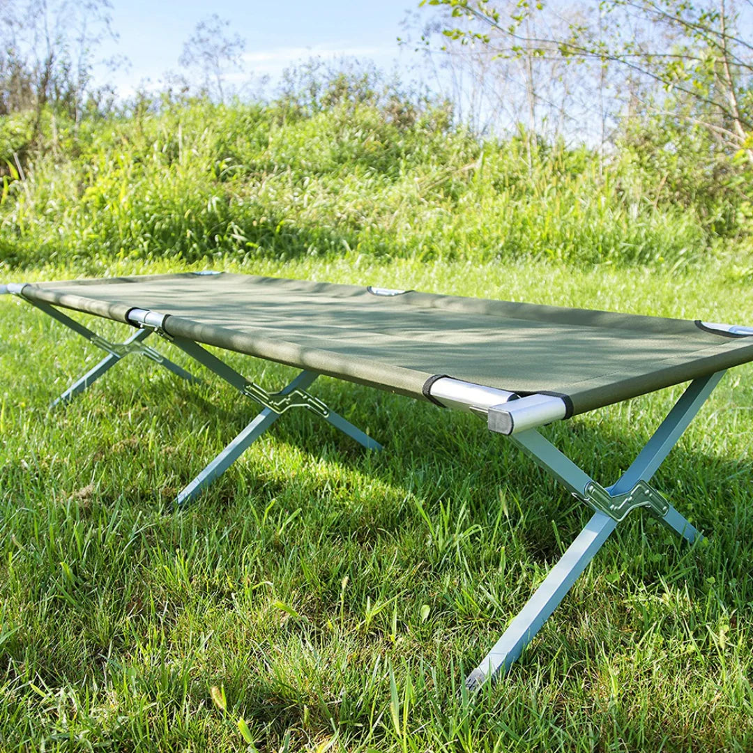 24.000F Lit de camp pliable en aluminium - 190x65x42cm 781963244
