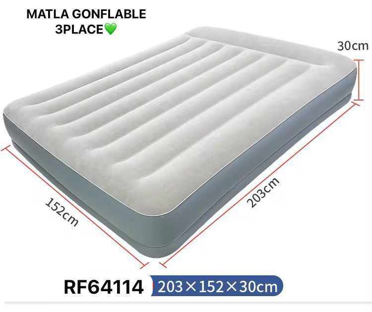 70.000F matelas gonflable wow kong 3 place double lit na noyau 781963244
